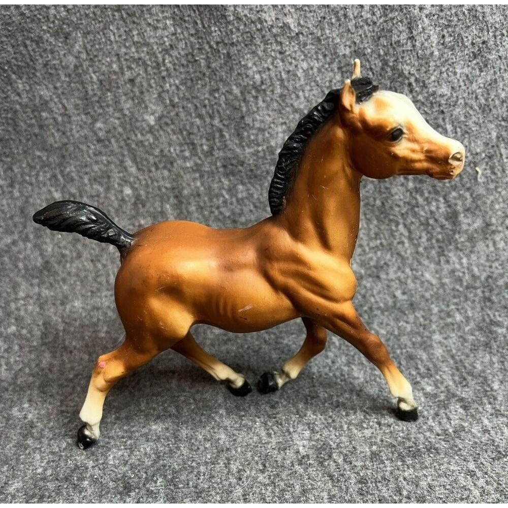 Vintage Breyer Running Foal Space #134 Matte With Four Stockings